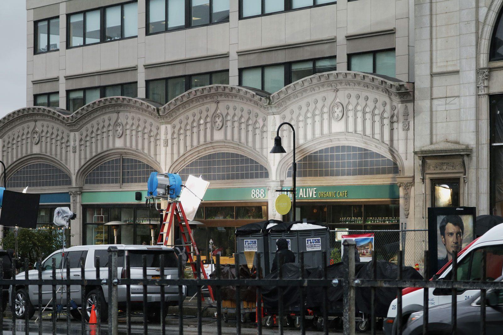 Mark Wahlberg's new movie “Wonderland” was filmed on Boston University’s campus and various parts of the city late last week. SOFIA KOYAMA/ DAILY FREE PRESS STAFF