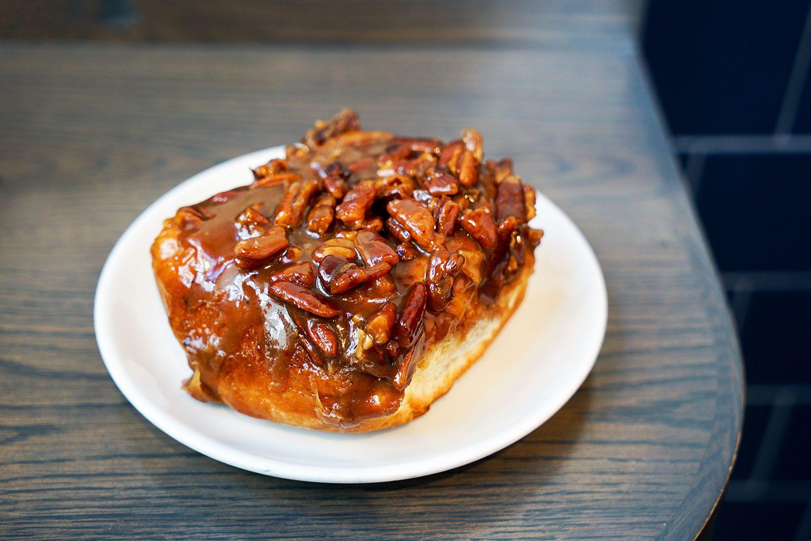 The Sticky Sticky Bun at Flour Bakery. SERENA YU/ DAILY FREE PRESS STAFF