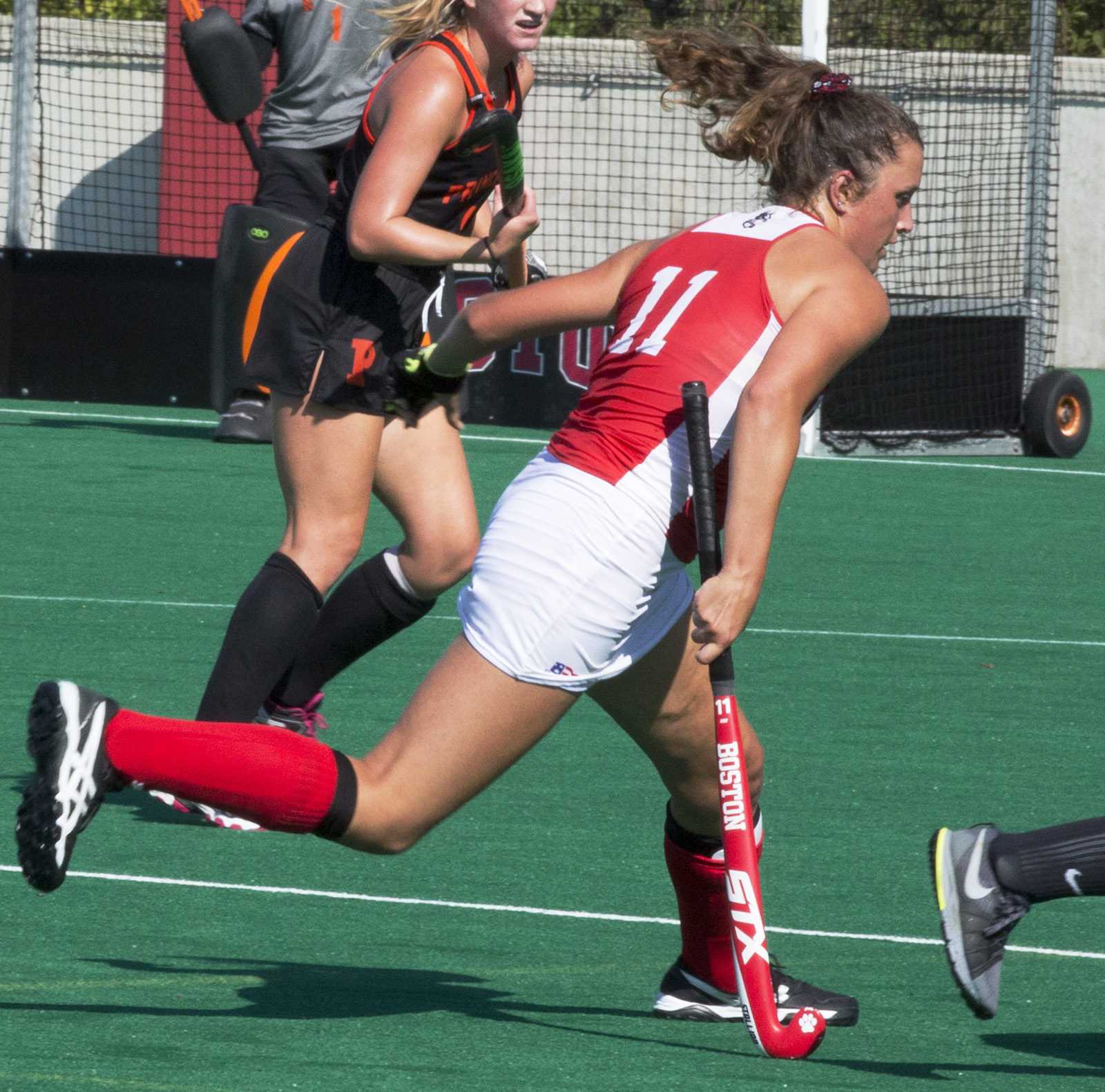 Alisa Connolly is one of the many international players on BU's field hockey team this season.PHOTO BY NATALIE CARROLL/ DAILY FREE PRESS STAFF