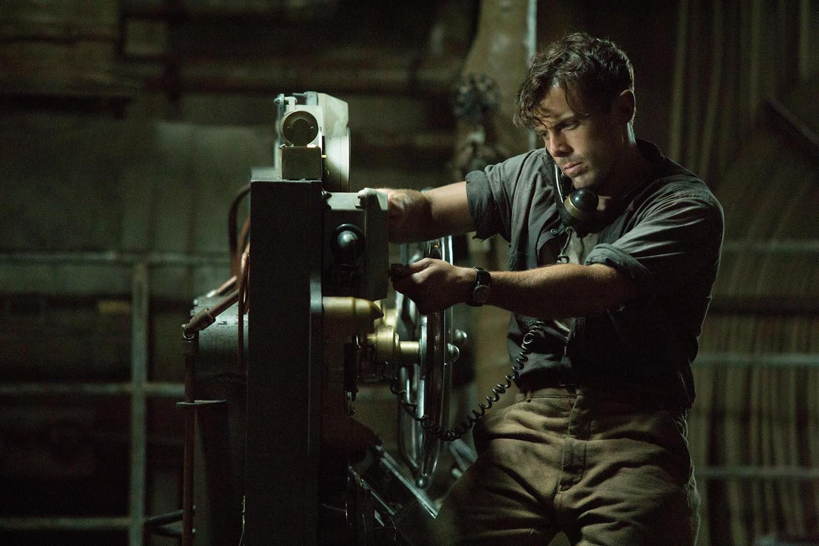 Ray Sybert played by Casey Affleck and the crew of the SS Pendleton struggle to keep their ship from sinking in Disney's "The Finest Hours," the heroic action-thriller based on the extraordinary true story of the most daring rescue in the history of the Coast Guard. PHOTO COURTESY WALT DISNEY PICTURES
