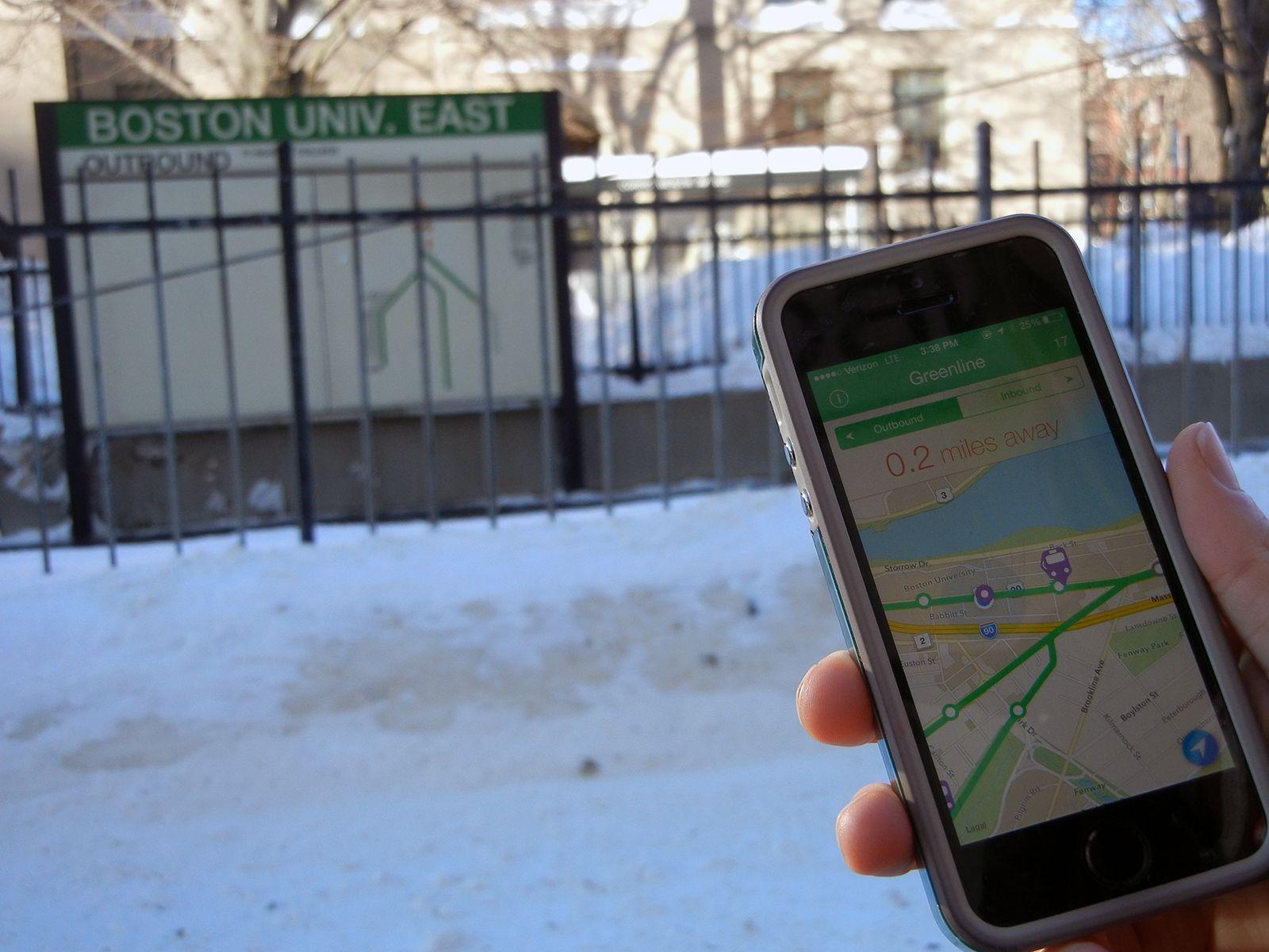 Massachusetts Institute of Technology student Alex Grinman and his father Vladimir Grinman launched Greenline, an app that tracks above-ground trains in real time, on Thursday. PHOTO ILLUSTRATION BY WILLA RUSOWICZ-ORAZEM/DAILY FREE PRESS STAFF