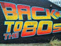 back to the 80s mural