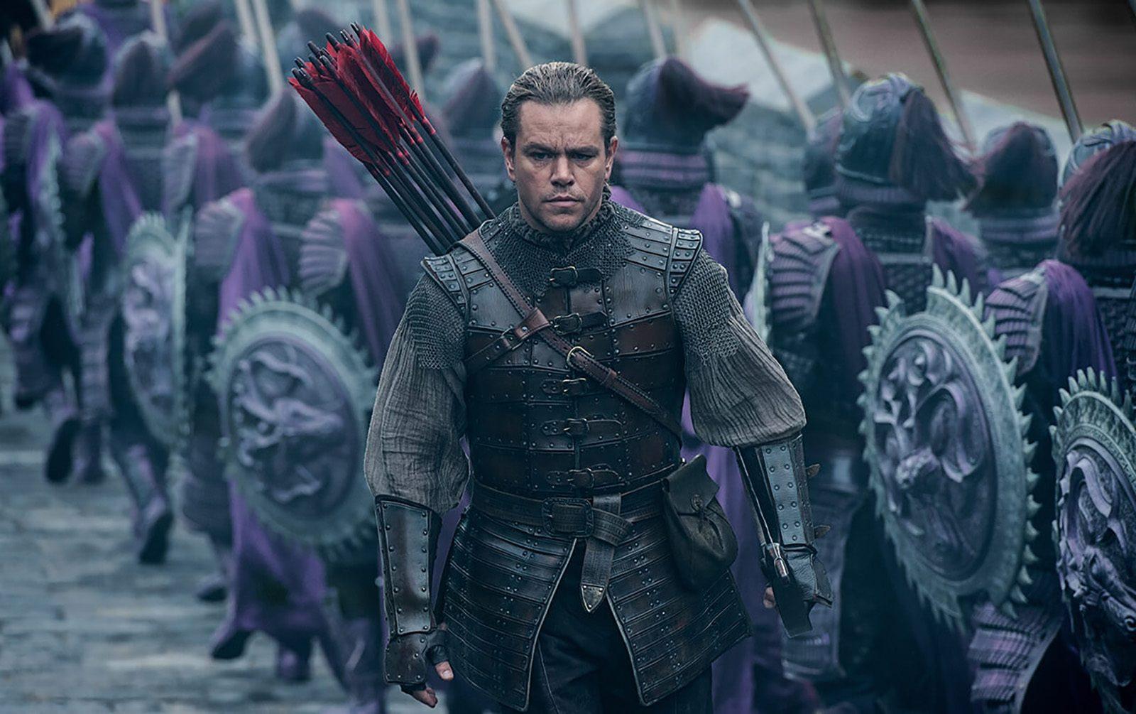 Matt Damon stars as William in "The Great Wall," coming out Friday.  PHOTO COURTESY STUART DRYBURGH AND XIAODING ZHAO