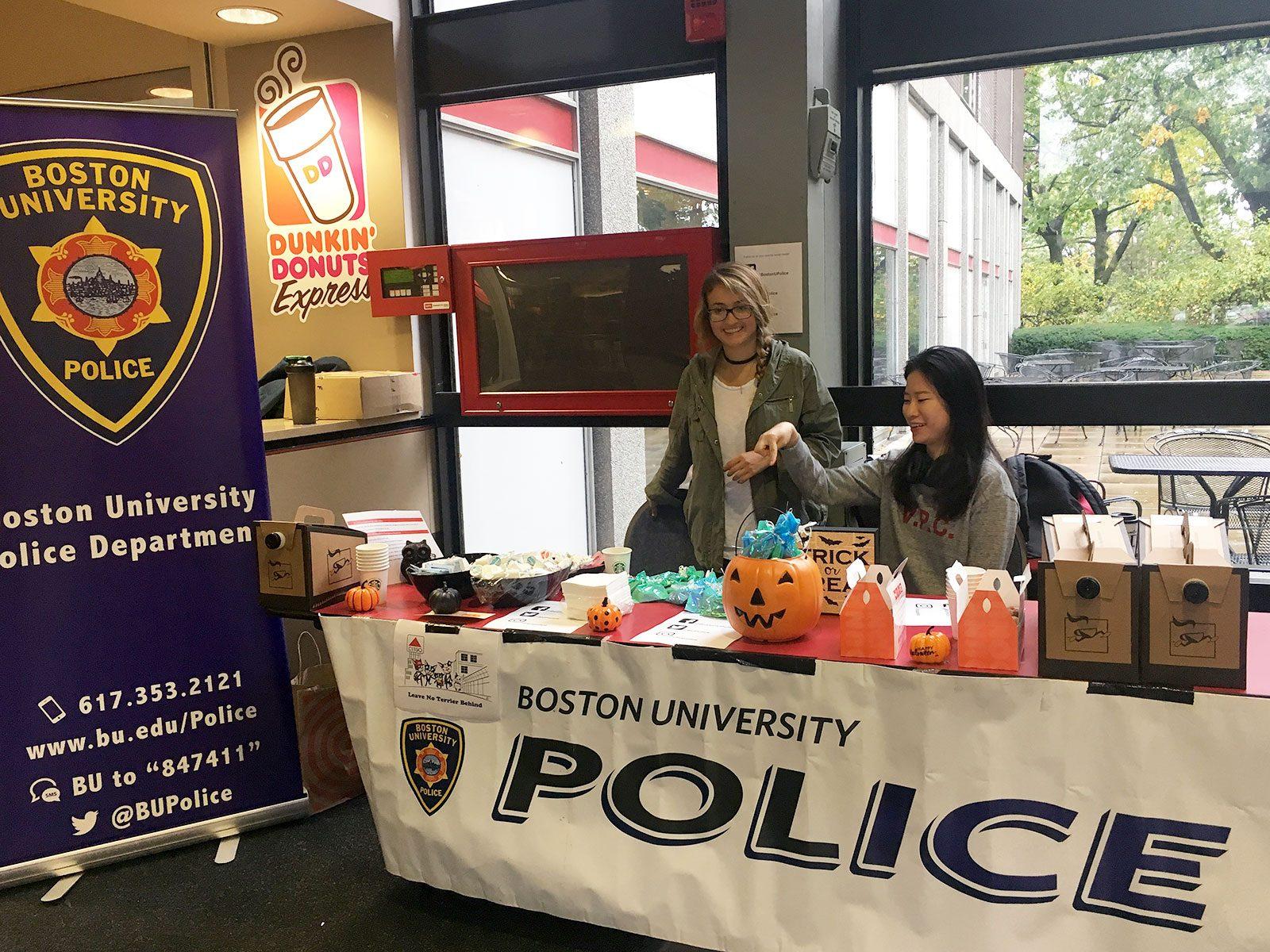 A 2017 campaign by to heighten safety awareness during Halloween. This year, students are reminded by Boston University to use safety practices as they head into holiday celebrations. ISABEL OWENS/ DFP FILE
