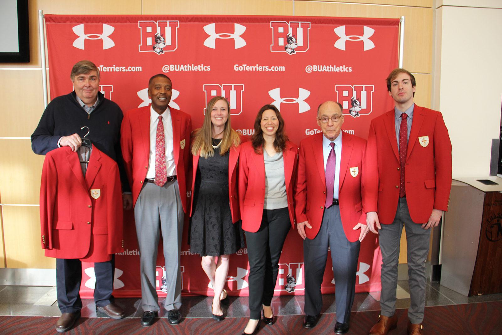 Six Terriers make up the 2017 class of BU's athletic Hall of Fame. PHOTO COURTESY BU ATHLETICS