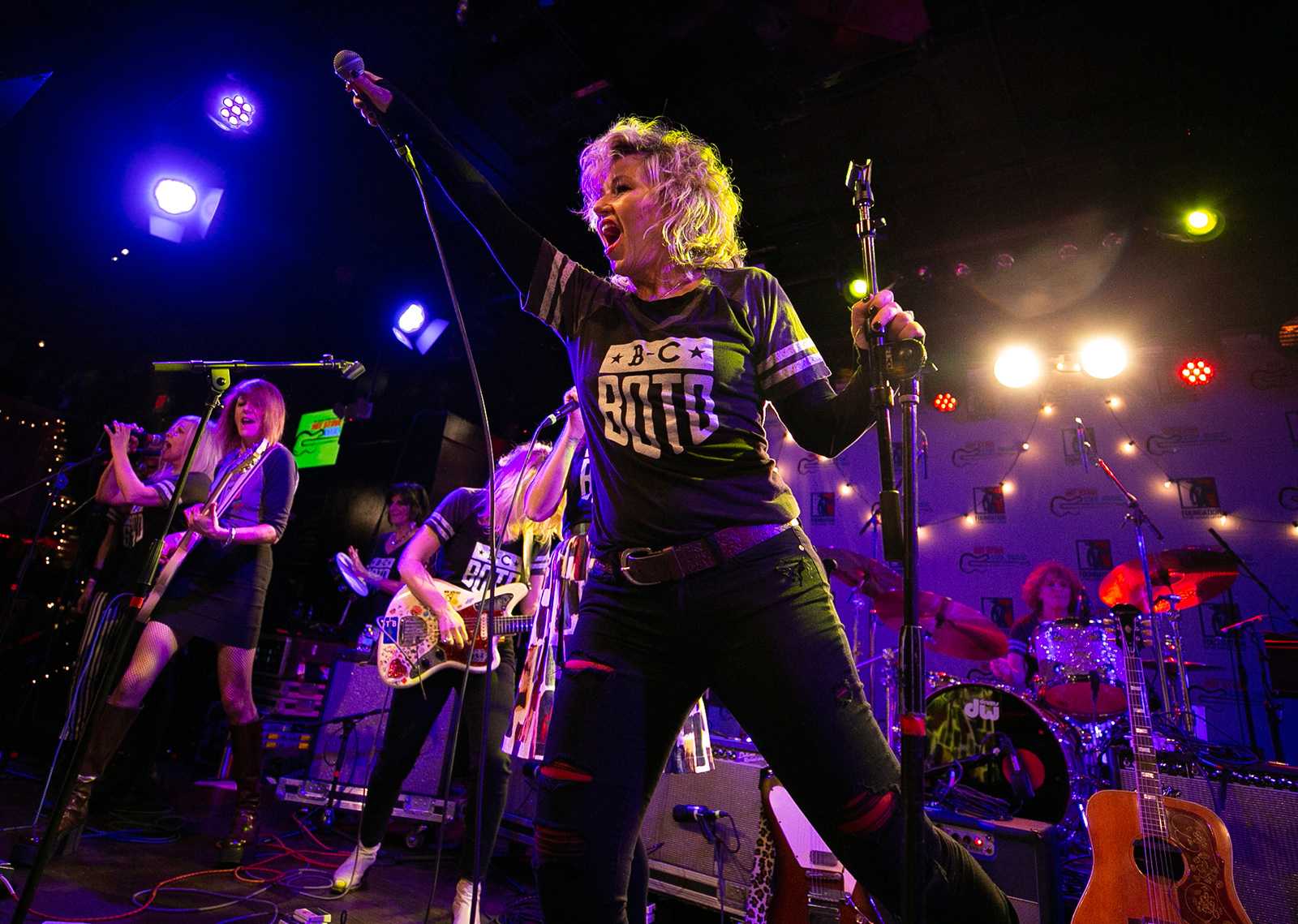 Female supergroup Band Of Their Own perform at the 20th Annual Hot Stove Cool Music concert Feb. 8 to raise money for the charity Foundation To Be Named Later. COURTESY BRITA MENG OUTZEN