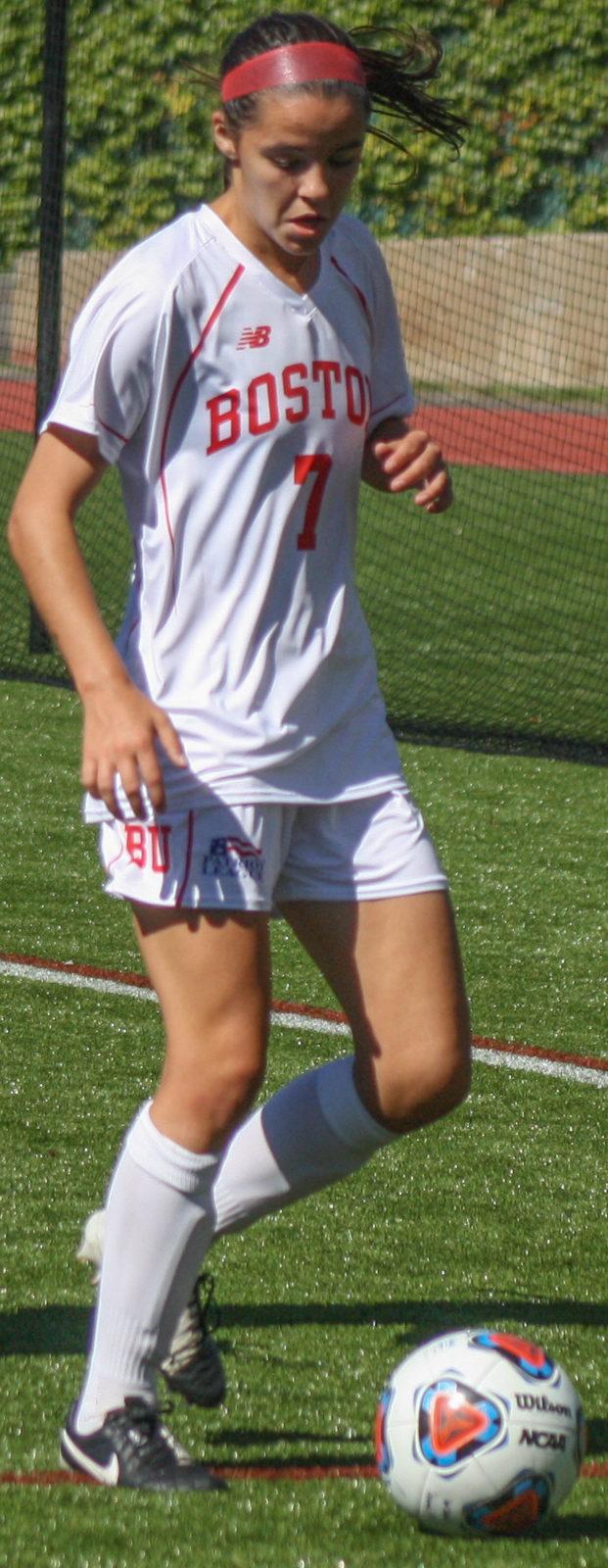 Senior Christina Wakefield is one of the key players during the hot streak for the Terriers. PHOTO BY BETSEY GOLDWASSER/ DFP FILE PHOTO