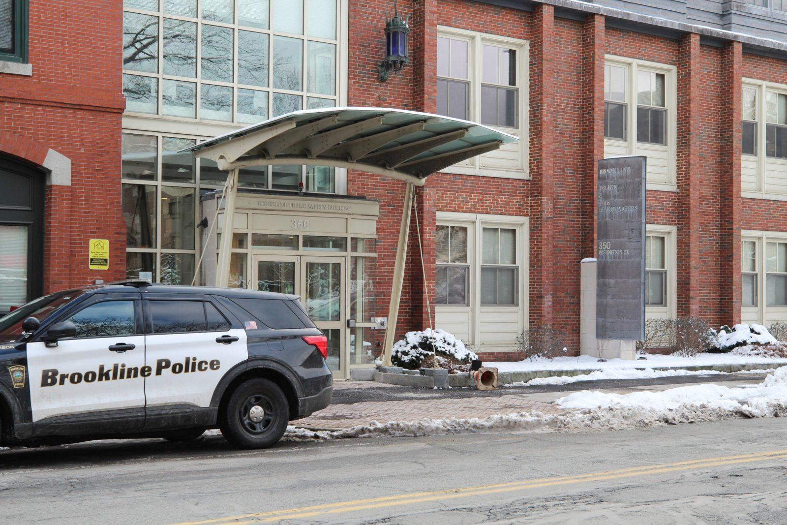 Brookline Police Department. Massachusetts distributed $2 million to local law enforcement, several state agencies and Northeastern University Jan. 31 in an effort to increase gun violence prevention initiatives. SARAH CRUZ/DFP PHOTOGRAPHER 