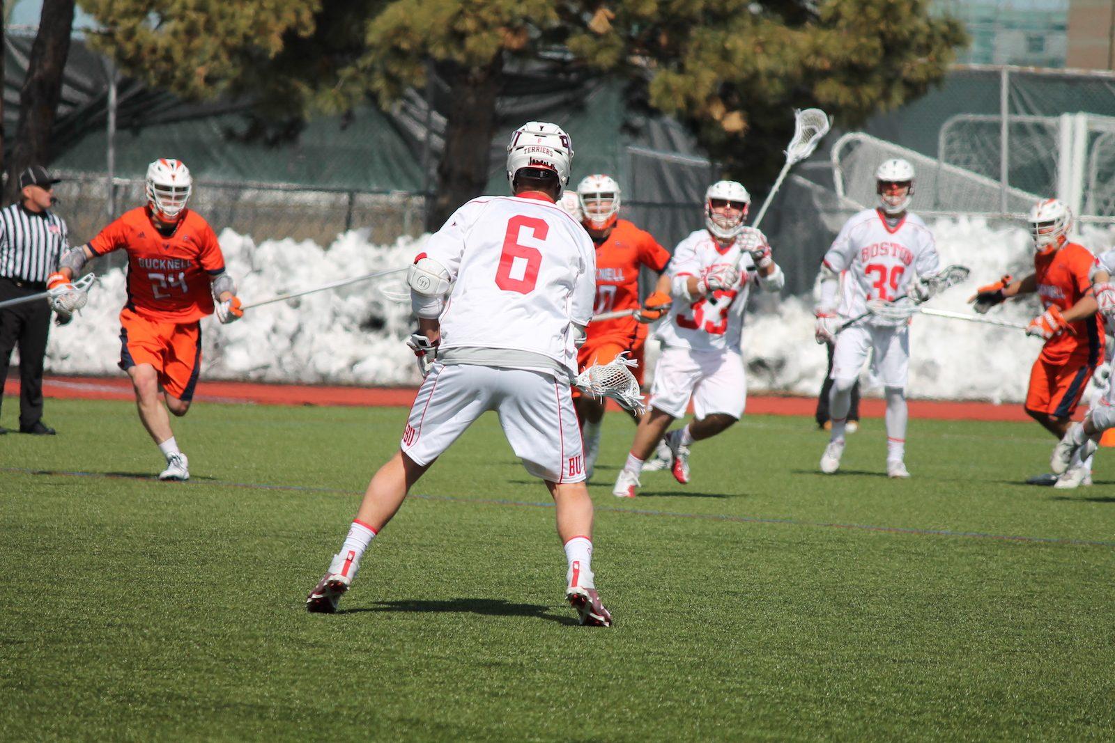 Senior attack Jack Wilson has seven goals and three assists this season. PHOTO BY ABIGAIL FREEMAN/ DFP FILE PHOTO 