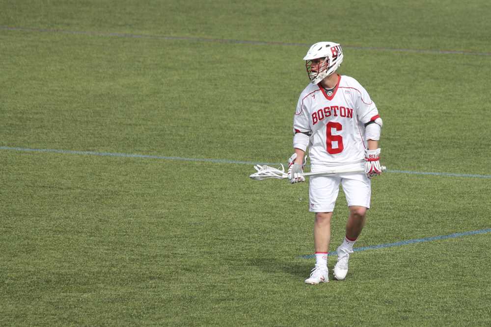 Senior attack Jack Wilson extended his point streak to 50 games after scoring a goal against Colgate. PHOTO BY ABIGAIL FREEMAN/ DFP FILE PHOTO