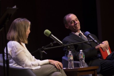 David Carr talks about the future of media at panel at Boston University Oct. 20. PHOTO BY SARAH FISHER/DFP FILE PHOTO