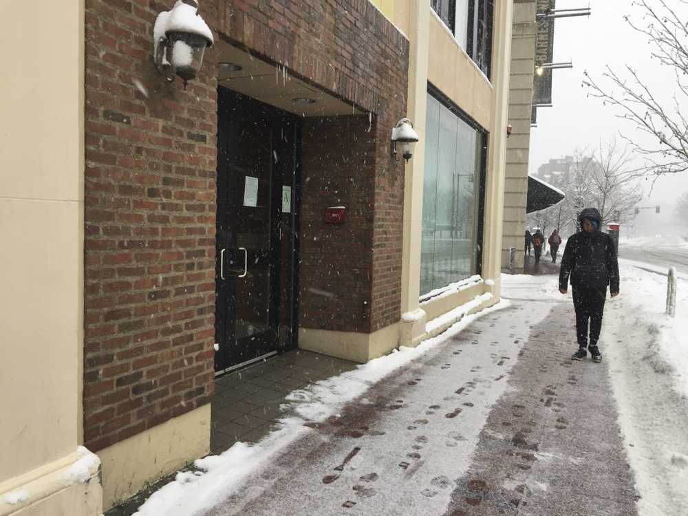 The former location of Bertucci’s restaurant in Kenmore Square. PHOTO BY VIVIAN MYRON/ DAILY FREE PRESS STAFF 

