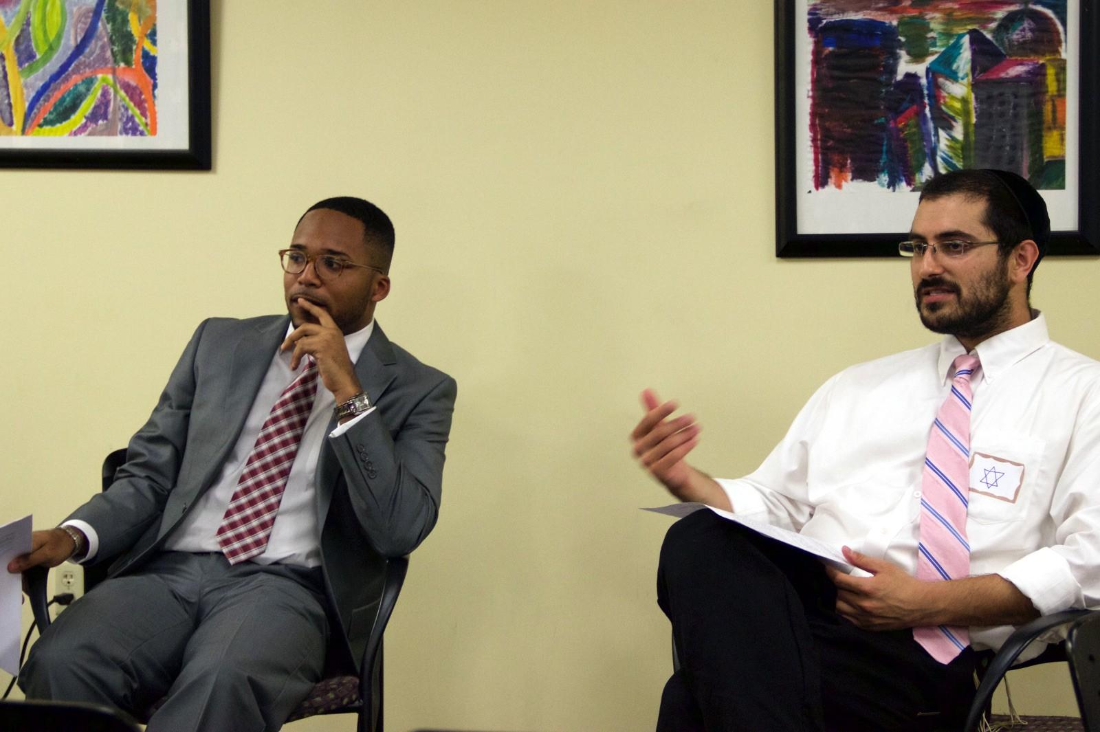 The Howard Thurman Center hosted "A Rabbi, Reverend and Imam Talk About Peace" Thursday as part of their Unity & Community Week. PHOTO BY MARY SCHLICHTE/DAILY FREE PRESS STAFF
