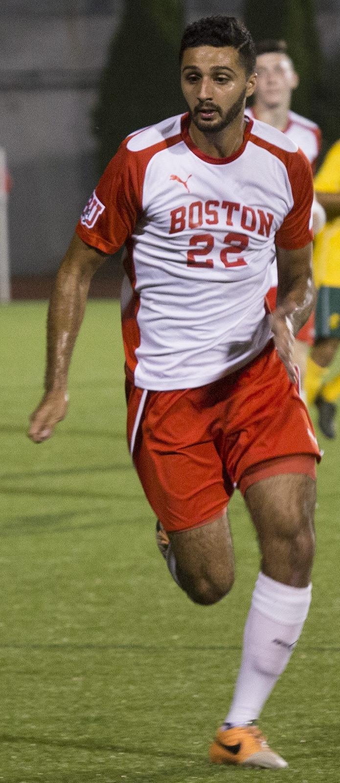Senior Adam Sheikali is currently first on the team in shots on goal and second in mintues. PHOTO BY ANN SINGER/ DFP FILE PHOTO