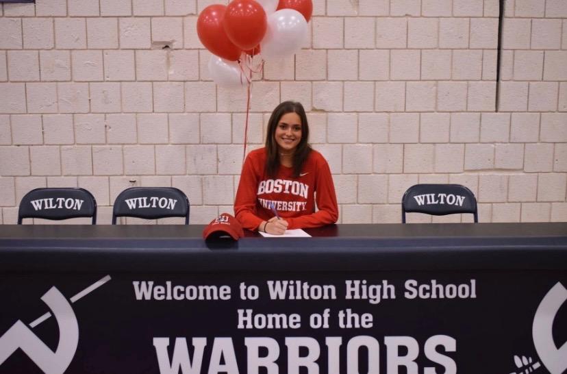 Michelle Prario was one of 1,285 students who received their early decision acceptances from Boston University last week. COURTESY OF MICHELLE PRARIO 