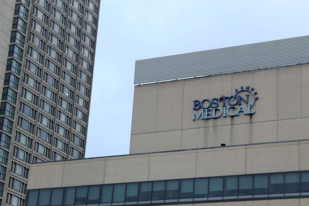 The Boston Medical Center building. The Mayor’s Office of Immigrant Advancement of Boston is partnering with African Bridge Network and several hospitals, including BMC, to provide fellowships for immigrant professionals who are unable to apply their medical expertise in the U.S. ISABELLE MEGOSH/DFP STAFF
