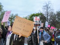 Abortion is a human right sign