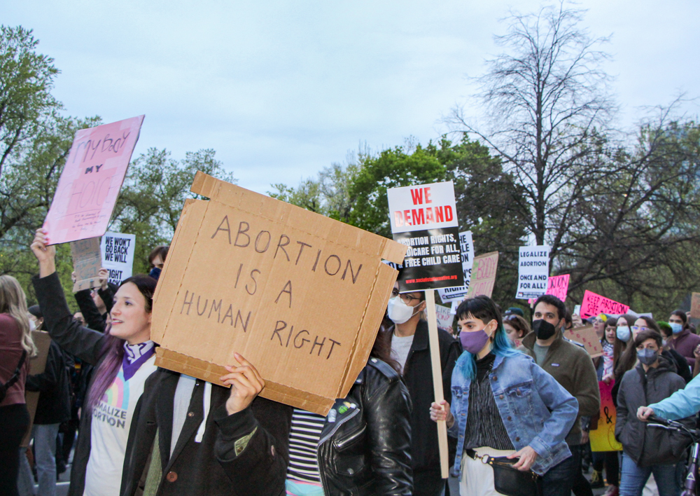 Abortion is a human right sign