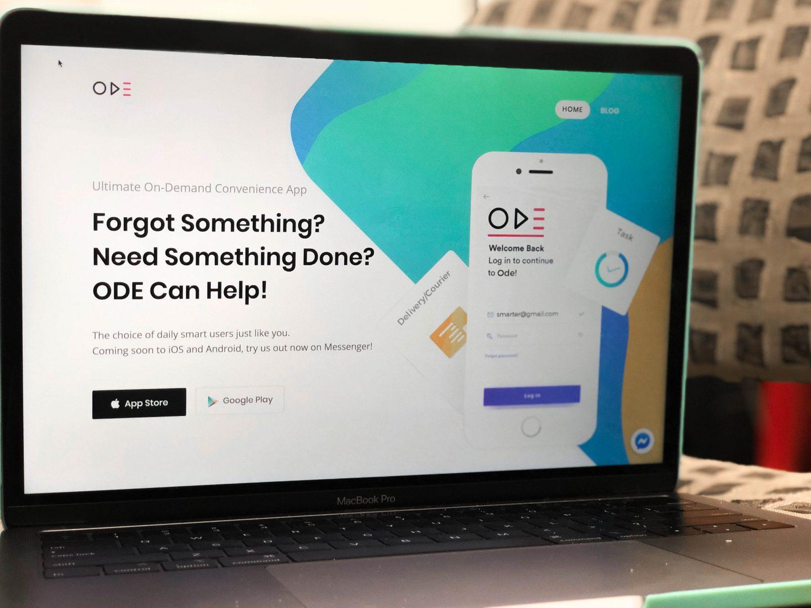 Two Boston University students released ODE, a new service allowing students to both pay for delivery service as well as get paid to deliver items across campus. GABRIELA HUTCHINGS/ DFP STAFF