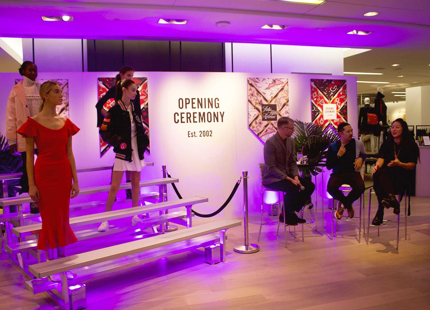 Saks Fifth Avenue hosts a Q&A with the designers of Opening Ceremony on Nov. 9. PHOTO BY MAGGIE LEONE/ DAILY FREE PRESS STAFF