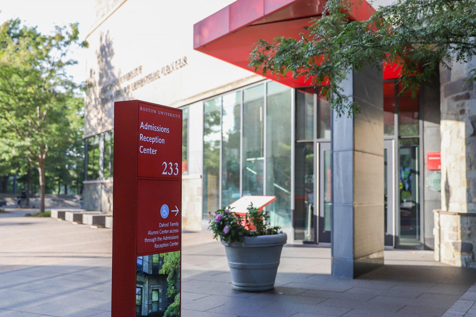 Boston University Admissions Office. Boston University reported a 6% decrease in the Black student population for the Class of 2028. KATE KOTLYAR/DFP PHOTOGRAPHER