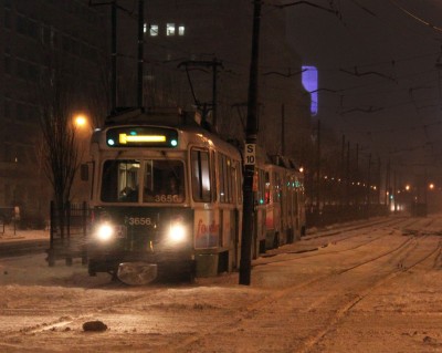 The Massachusetts Bay Transportation Authority may suspend its late-night service, which launched as a pilot program in March, due to a lack of corporate sponsors. PHOTO BY L.E. CHARLES/DAILY FREE PRESS STAFF