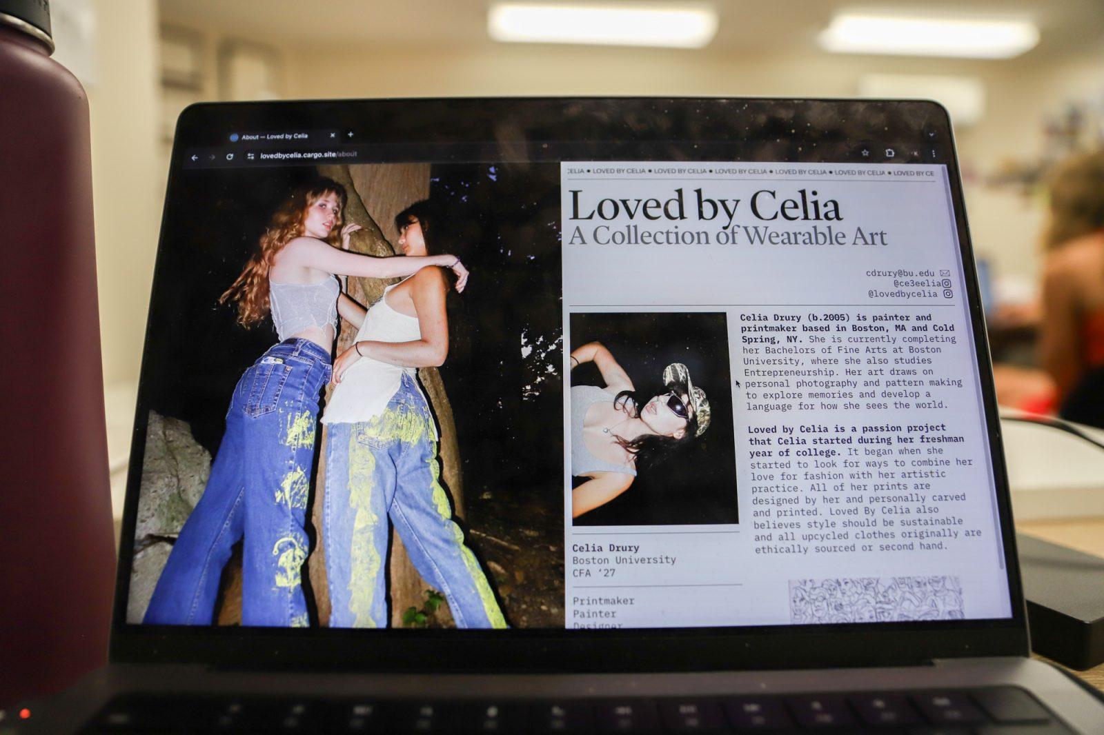 Loved by Celia, sophomore Celia Drury’s passion project, combines her love for passion and art with custom-designed and upcycled clothing. Some students at Boston University pursue gig economy jobs to follow their passions, for financial reasons or to further their careers in a specific field. KATE KOTLYAR/DFP PHOTOGRAPHER