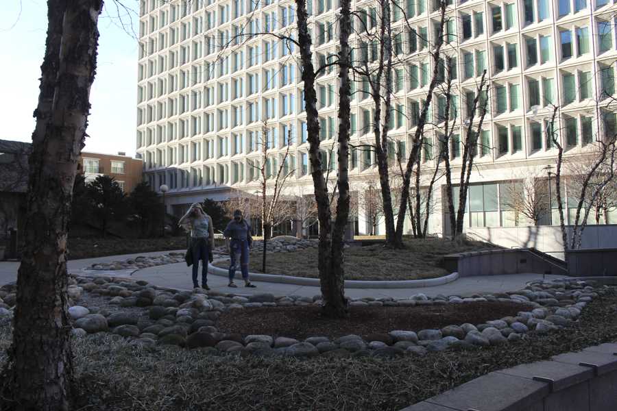 The Garden of Peace, a memorial to victims of homicide in Boston. PHOTO BY HANNAH ROGERS/ DAILY FREE PRESS STAFF
