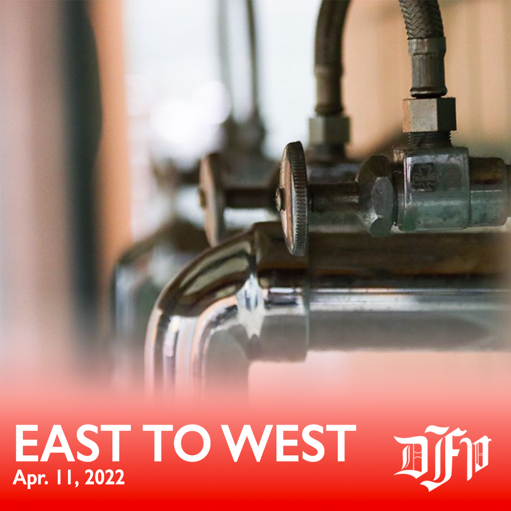 East to West: April 11, 2022
