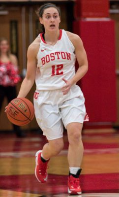 Junior guard Sarah Hope is the Terriers' leading scorer this season. PHOTO BY JOHN KAVOURIS/ DAILY FREE PRESS STAFF