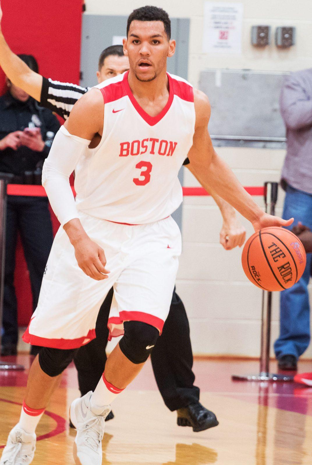 Eric Fanning dropped a season-high 32 points to help BU seal coach Joe Jones' 100th career win. PHOTO BY JUSTIN HAWK/ DAILY FREE PRESS STAFF