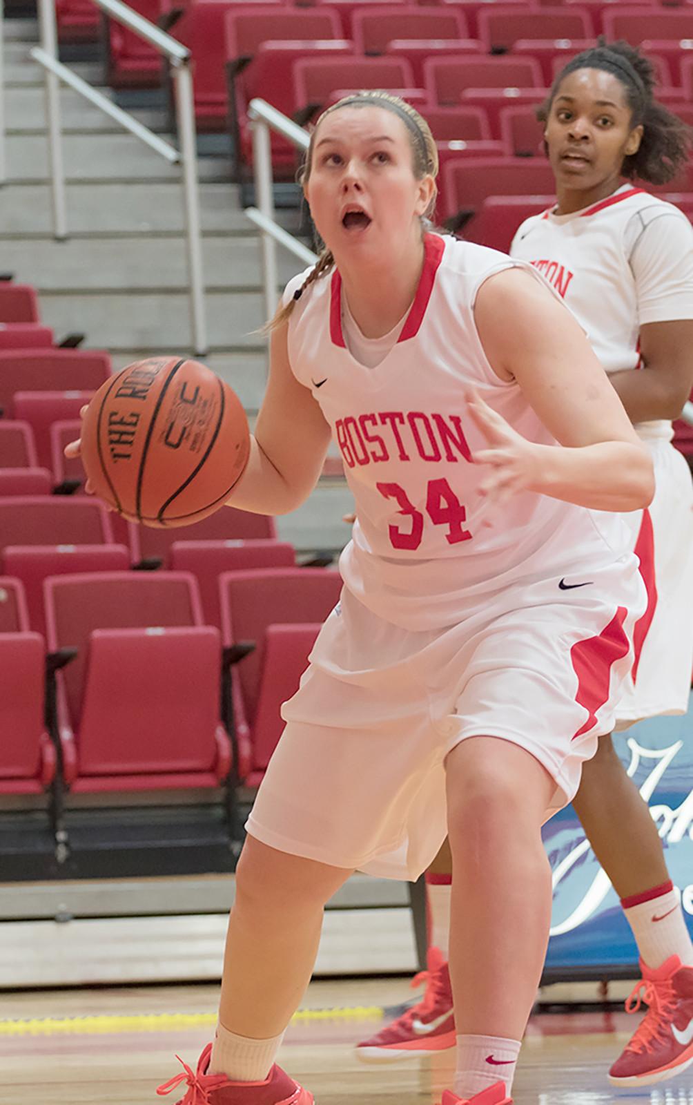 Erin Bayram scored a career-high eight points in BU's loss to BC on Saturday. PHOTO BY JUSTIN HAWK/DFP FILE PHOTO