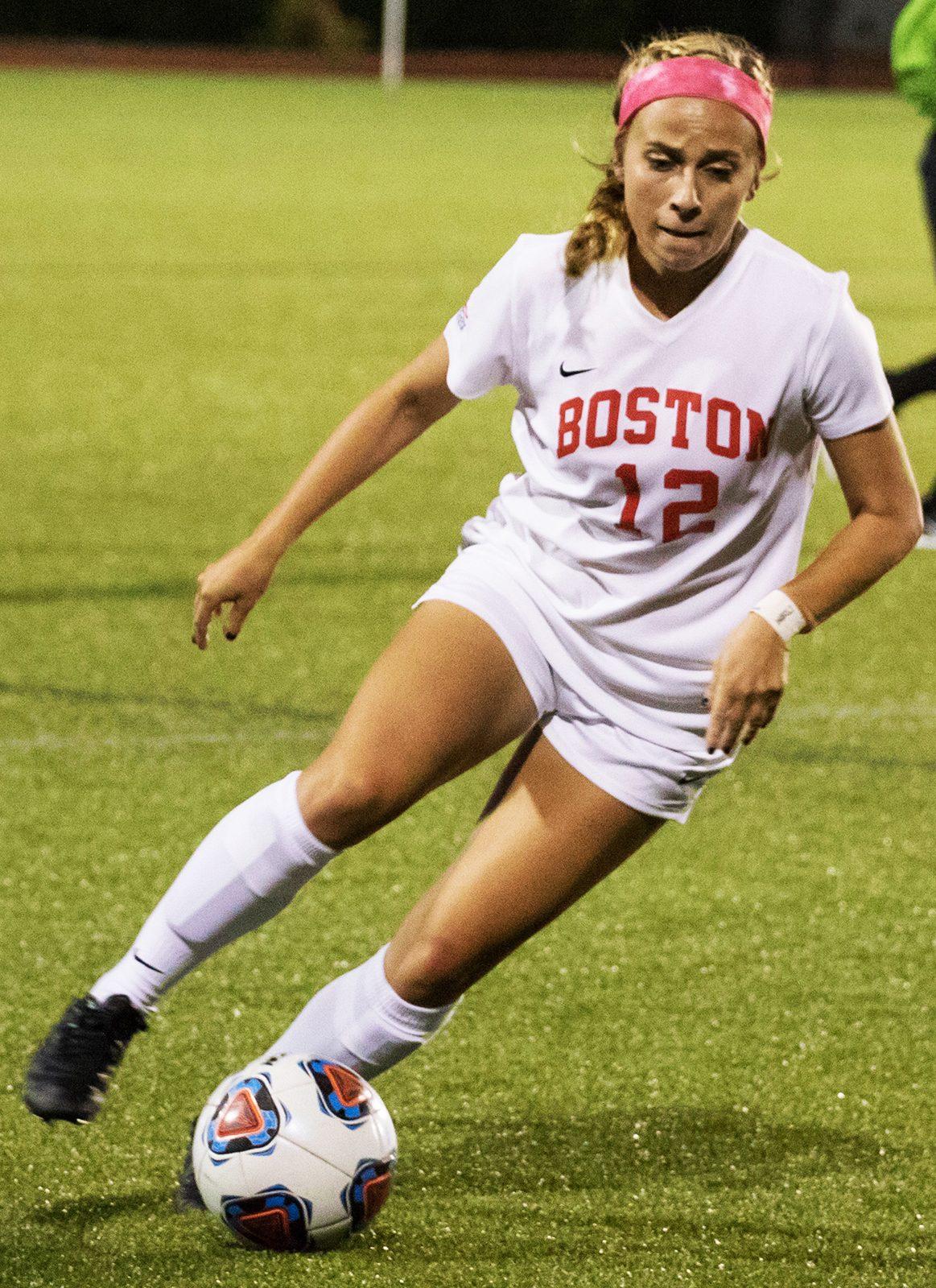 Freshman forward Kelly Park started seven of the team's final eight games. PHOTO BY JUSTIN HAWK/ DAILY FREE PRESS STAFF 