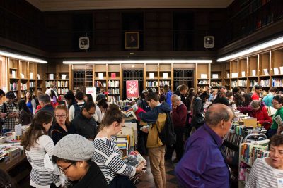 The Boston Public Library hosted a book sale with the City-Wide Friends group on Saturday. PHOTO BY KANKANIT WIRIYASAJJA/ DAILY FREE PRESS STAFF