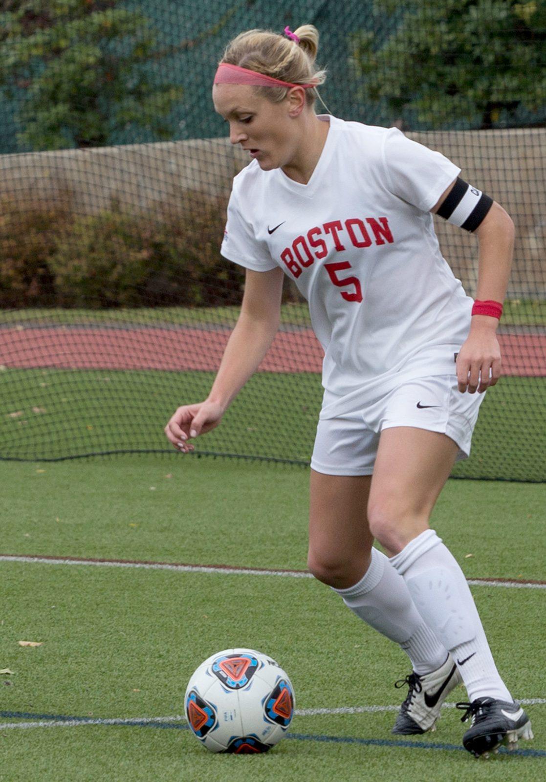 Senior forward Rachel Blauner has five points on the year. PHOTO BY KELSEY CRONIN/ DAILY FREE PRESS STAFF