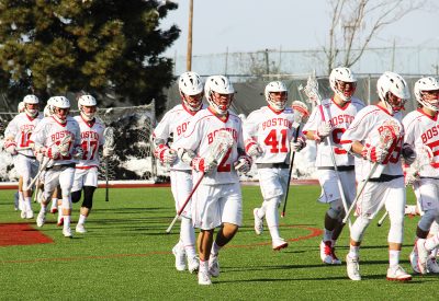 The BU lacrosse team will look to build off last season, its first ever winning season, with a crop of experienced seniors. PHOTO BY OLIVIA FALCIGNO/ DAILY FREE PRESS STAFF