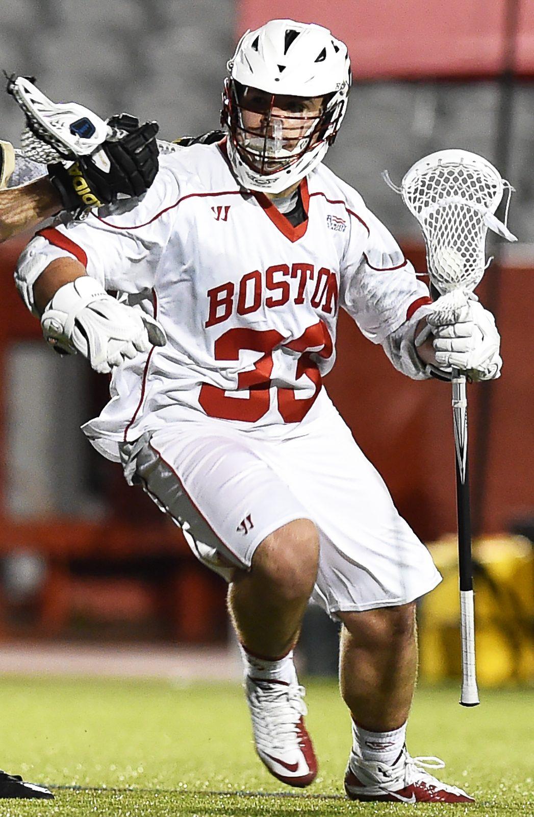 Junior attacker Ryan Hillburn had big game in his first appearence in the playoffs. PHOTO BY MADDIE MALHOTRA/ DAILY FREE PRESS STAFF