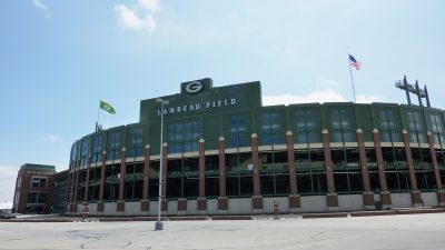 The Packers usually play in a packed Lambeau Field, but the prospect of more games at Wembley Stadium for all NFL teams could be on the horizon. PHOTO COURTESY WIKIMEDIA COMMONS 