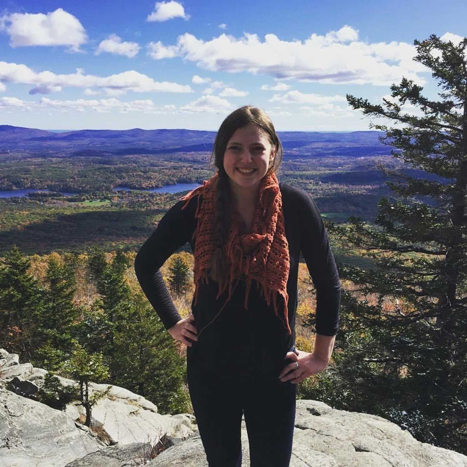 Kristina Linko, an aspiring surgeon from Harvard, started a company called VISION to provide glasses and eye exams to children who can’t afford them. PHOTO COURTESY MARIA BROUARD