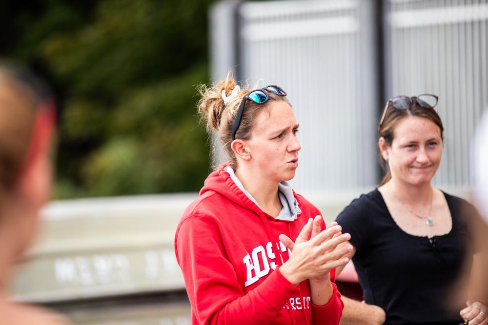Head coach of Boston University’s women’s lightweight rowing team Mary Foster. Foster, formerly the assistant coach of the Harvard-Radcliffe lightweight rowing team, began this season as the second head coach in Terrier women’s lightweight program history. COURTESY OF BOSTON UNIVERSITY ATHLETICS 