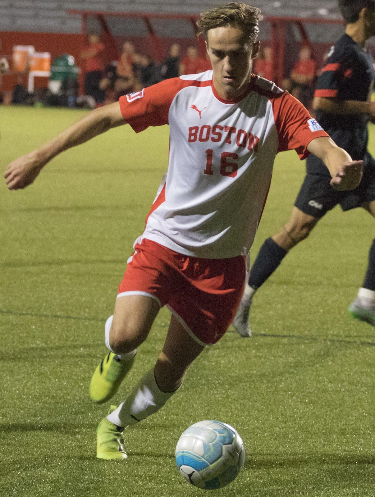 Nicki Wieners and the Terriers clinched a first-round bye in the Patriot League Tournament. PHOTO BY JUSTIN HAWK/ DFP FILE PHOTO