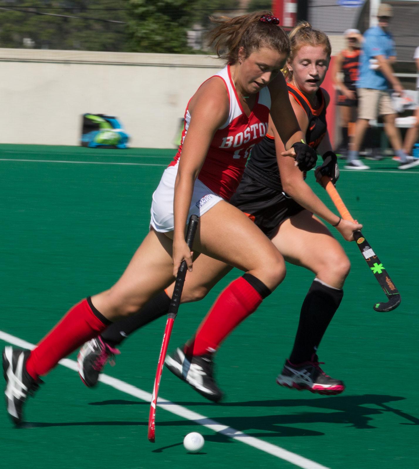 Freshman Ailsa Connolly leads the Terriers with 18 points  PHOTO BY NATALIE CARROLL/ DAILY FREE PRESS STAFF