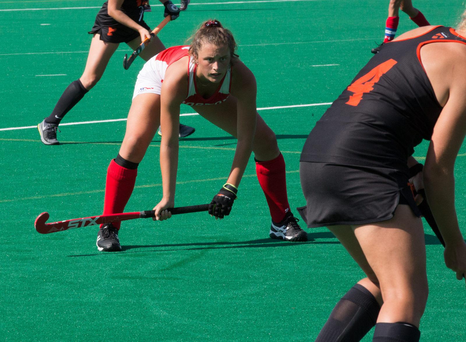 Freshman Ailsa Connolly and the Terriers will play in the Patriot League Tournament this weekend. PHOTO BY NATALIE CARROLL/ DAILY FREE PRESS STAFF