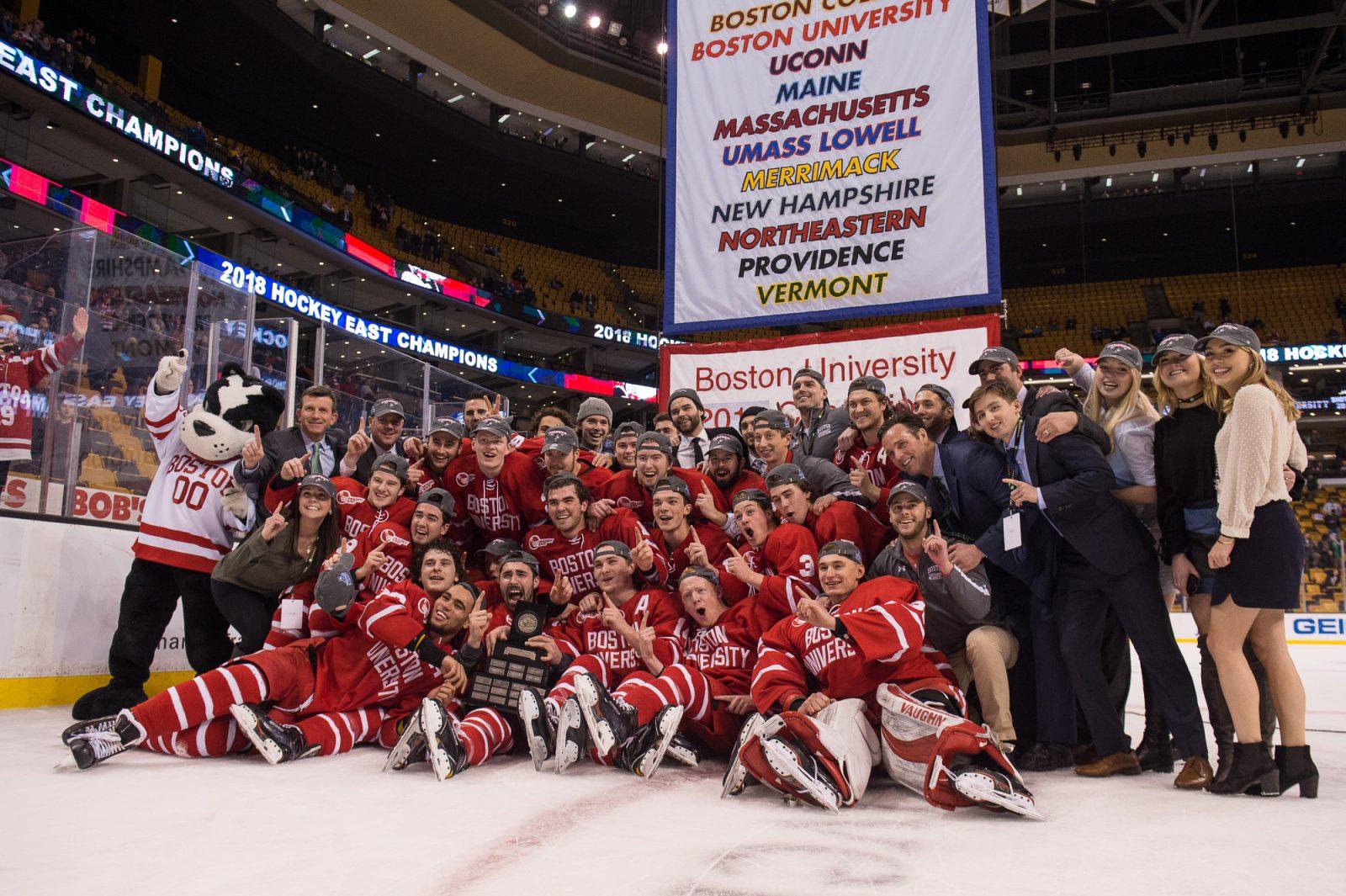 After a season ending with a Hockey East championship title, the men's hockey team will have to adjust to a familiar face in a new position. PHOTO BY MADDIE MALHOTRA/ DFP FILE PHOTO
