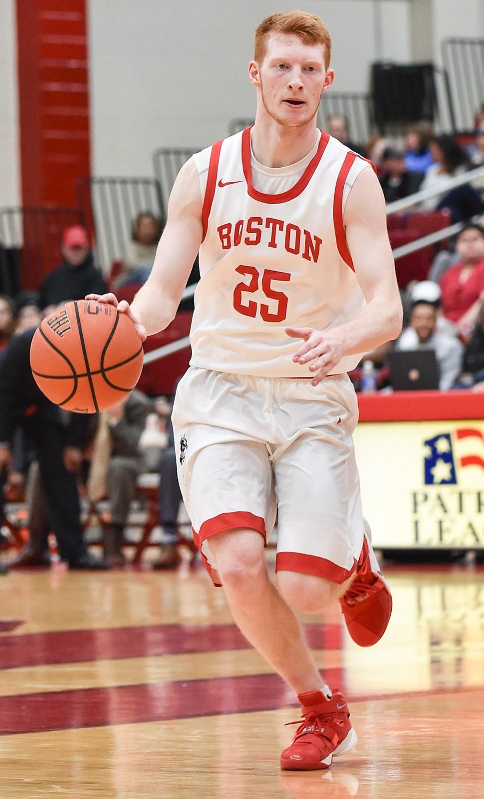 Sophomore guard Kyle Foreman had five steals. PHOTO BY MADDIE MALHOTRA/DAILY FREE PRESS STAFF