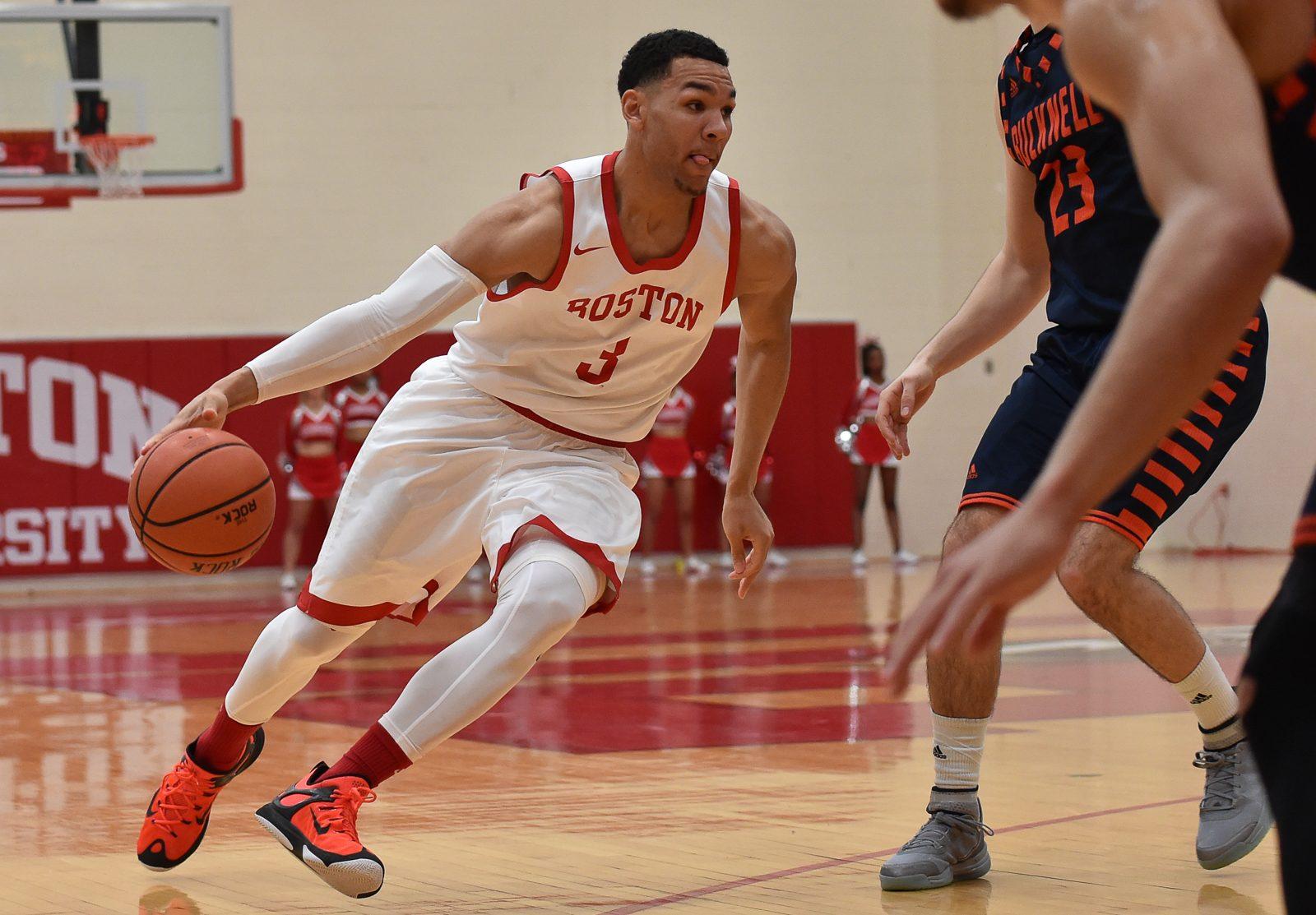 Senior guard Eric Fanning dropped 29 points in the season-opener. PHOTO BY MADDIE MALHOTRA/ DFP FILE PHOTO