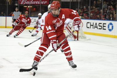 Men's Ice Hockey Prepares for Biannual Red Hot Hockey Matchup Against Boston  University