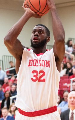 Justin Alston was the only Terrier with more than three rebounds on a night where BU was beaten bad on the boards. PHOTO BY JUSTIN HAWK/ DAILY FREE PRESS STAFF