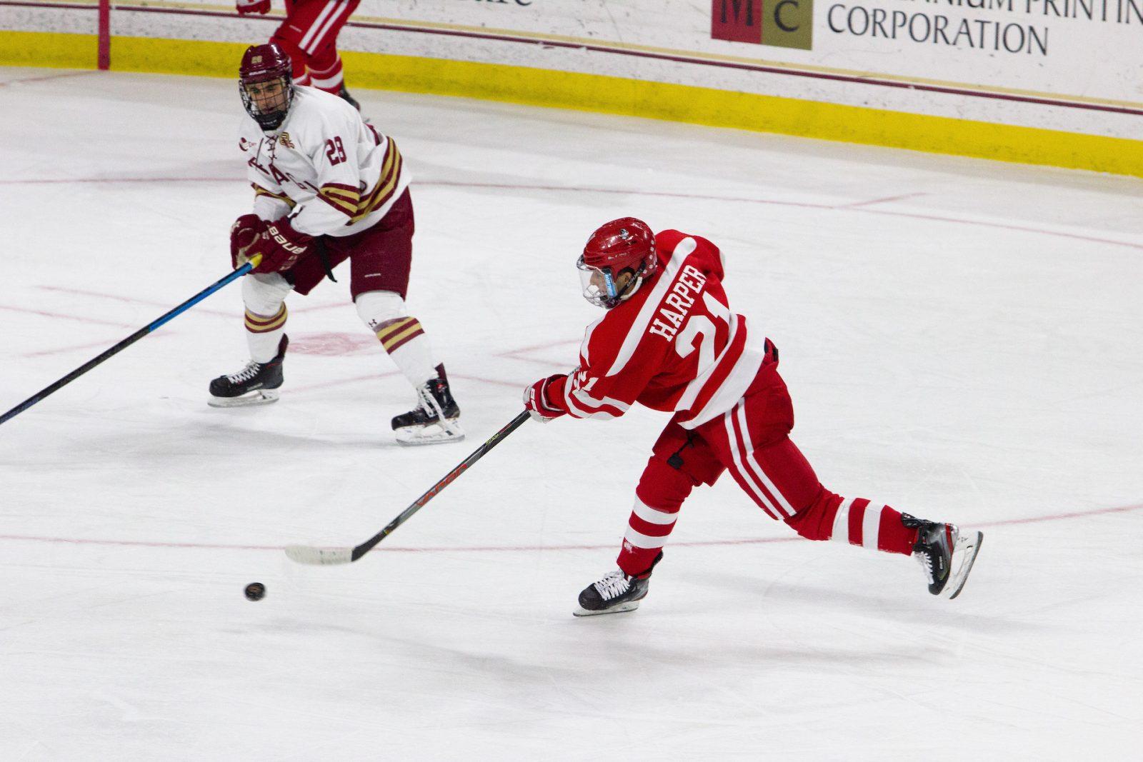 Resilient Terriers come up short at Boston College, 4-3