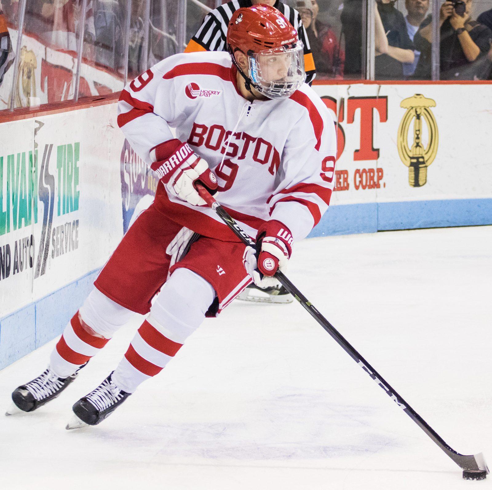 Freshman Kieffer Bellows will return to action this weekend after missing the last game. PHOTO BY JUSTIN HAWK/ DAILY FREE PRESS STAFF